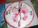 63-021 horloge orchidee